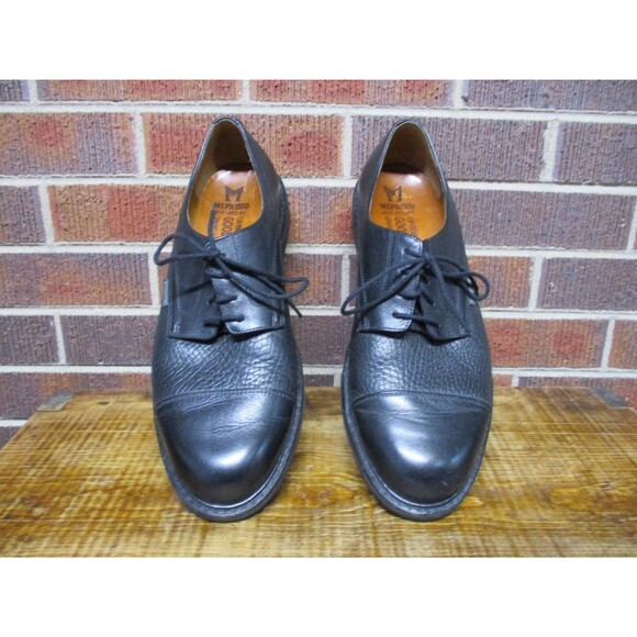 Mephisto Mens Melchior Black Leather Oxford Cap Toe Dress Shoes Goodyear Welt 11 main image 14